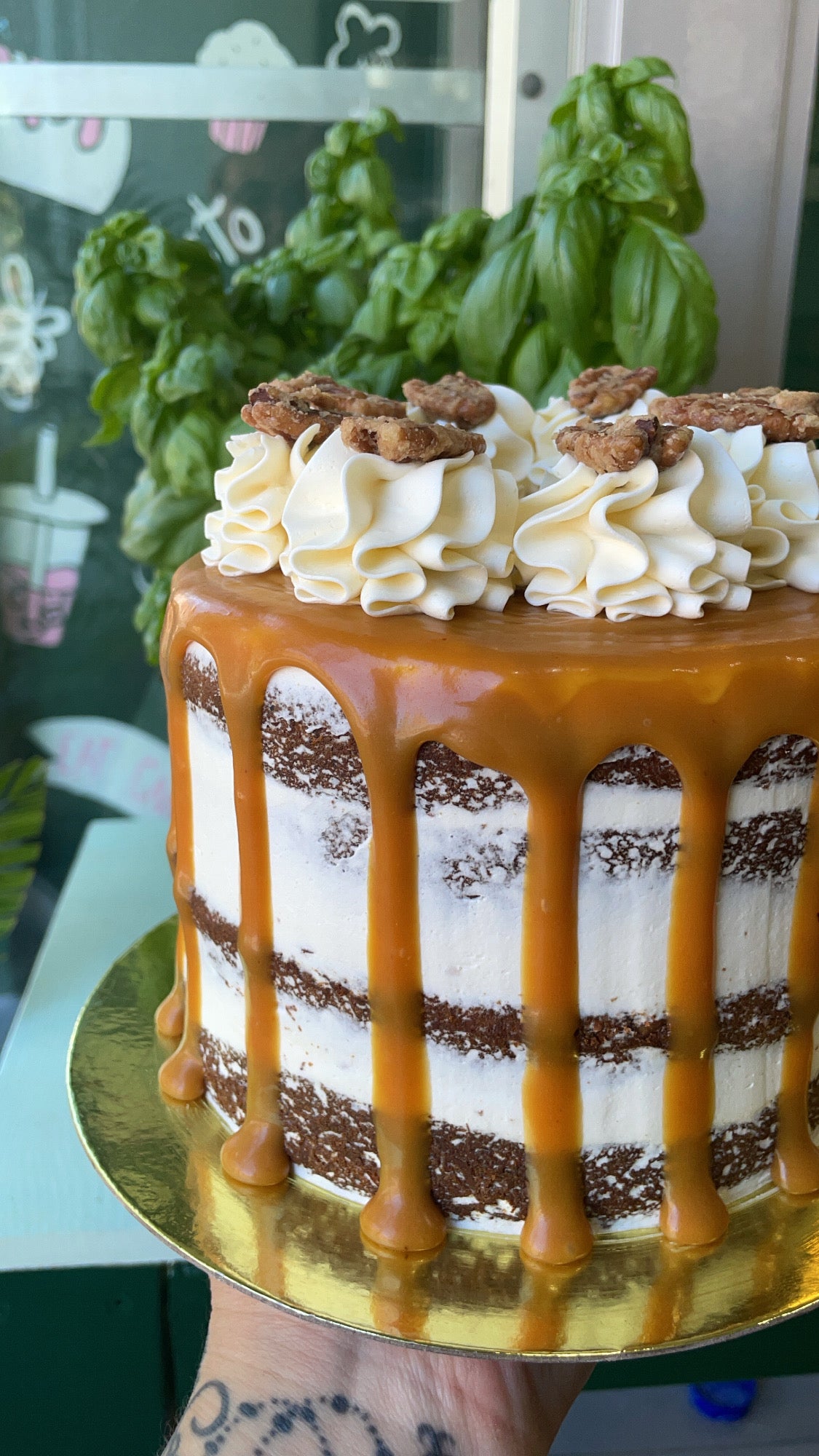 Gâteau - Drip caramel