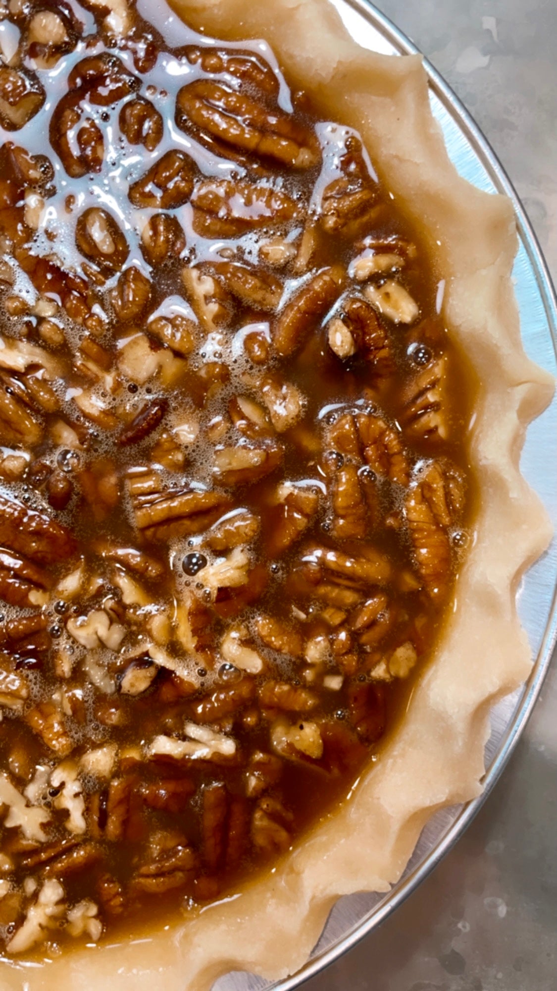 Petite tarte aux pacanes (Pour deux personnes)